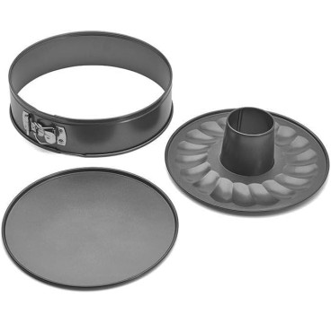 Bizcochera 2 en 1 - Molde Desmontable - Doble Fondo - Antiadherente - Ø 26 cm