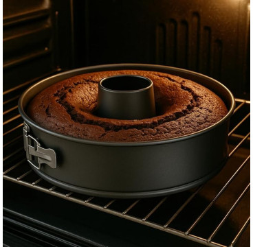Bizcochera 2 en 1 - Molde Desmontable - Doble Fondo - Antiadherente - Ø 26 cm