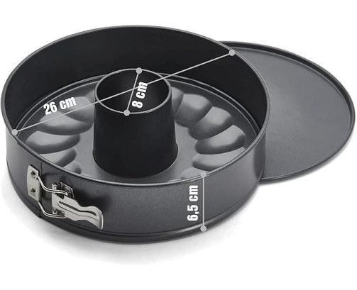 Bizcochera 2 en 1 - Molde Desmontable - Doble Fondo - Antiadherente - Ø 26 cm