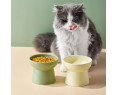 Comedero De Cerámica Elevados Para Gatos, Cuencos Elevados Para Comida Y Agua Para Gatos