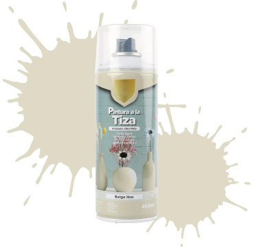 Pintura en Spray Ultra Mate a la Tiza, Chalk Paint Spray, Colores Beige Lino -T-013