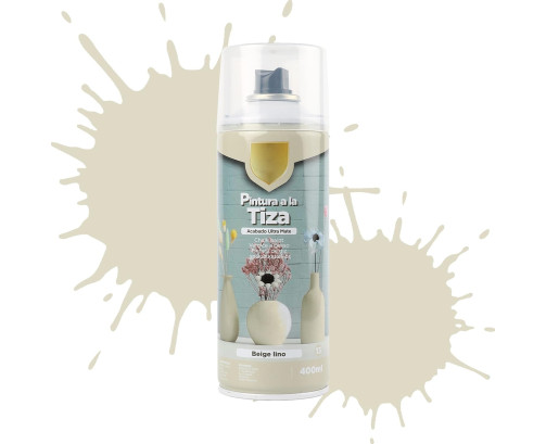 Pintura en Spray Ultra Mate a la Tiza, Chalk Paint Spray, Colores Beige Lino -T-013