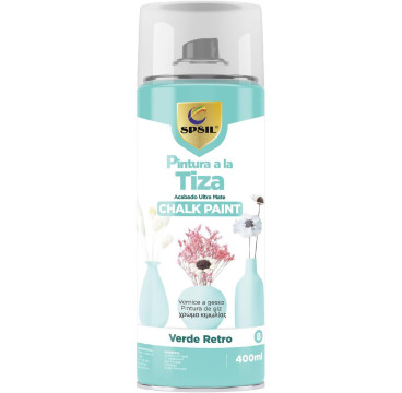Pintura a la Tiza Pastel en Spray color Verde Retro 400ml - T-008