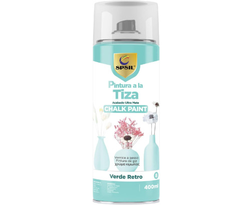 Pintura a la Tiza Pastel en Spray color Verde Retro 400ml - T-008