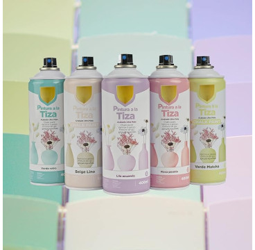 Pintura a la Tiza Pastel en Spray color Verde Retro 400ml - T-008