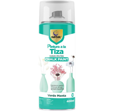 Pintura a la Tiza Pastel en Spray color Verde Menta 400ml -T-010