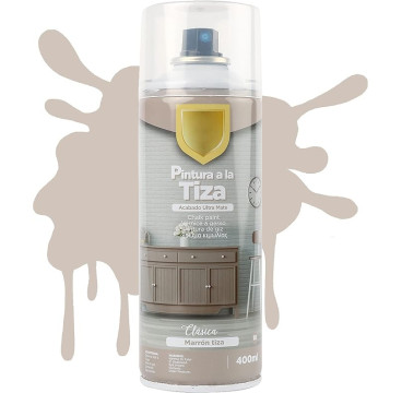 Pintura Spray a la Tiza Acabado Ultra Mate - Marrón Tiza 400ml-T-018