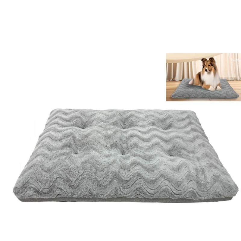 Cama para Perros Grande Ortopédica, XL Colchón para Perros Colchoneta Perro Lavable, Beige 109x70x13cm