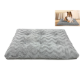 Cama para Perros Grande Ortopédica, XL Colchón para Perros Colchoneta Perro Lavable, Beige 109x70x13cm