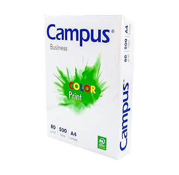 Papel a4 campus 80g 500 hojas blanco