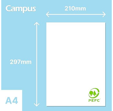 Papel a4 campus 80g 500 hojas blanco