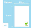 Papel a4 campus 80g 500 hojas blanco