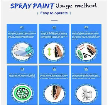 Pintura Spray Brilla en la Oscuridad Tinta luminiscente Multisuperficie Verde 200ml-SPSIL PE011-1