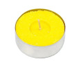 Velas de Té Citronela Grande, Tealight Citronela Perfumada Antimosquitos Velas Citronela - Pack 4 Velas, 10 Hor