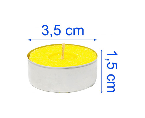 Velas de Té Citronela Perfumada Antimosquitos Pack 20 piezas