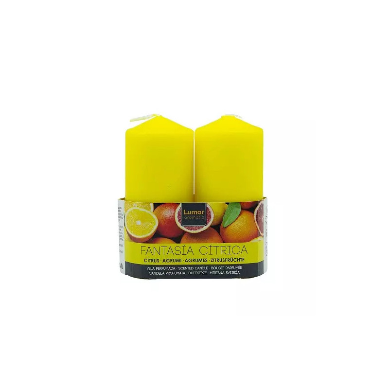 Pack 2 Velas Tacos Perfumada Cítrica
