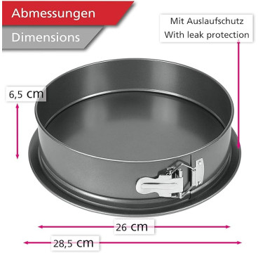 Molde Desmontables Antiadherente 26 x 7 cm