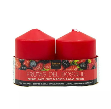 Pack 2 Velas Tacos Perfumada Frutas del Bosque
