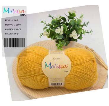 Lana Fina Amarillo -1