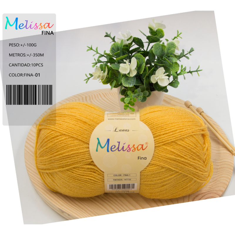Lana Fina Amarillo -1
