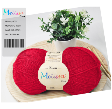 Lana Fina Rojo-8