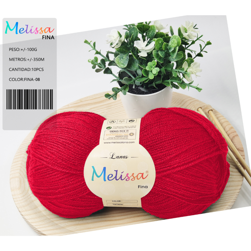 Lana Fina Rojo-8