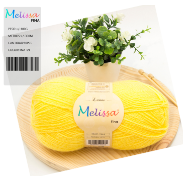 Lana Fina Amarillo -9