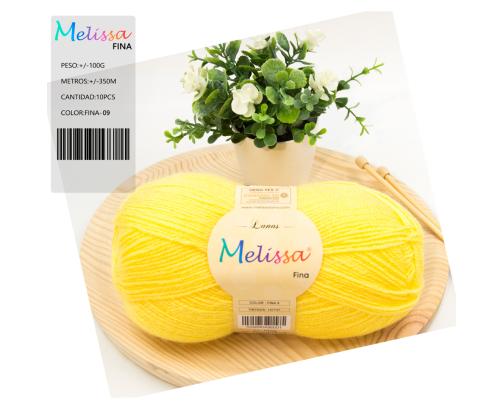 Lana Fina Amarillo -9