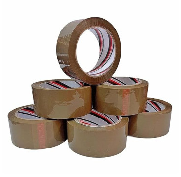 Cinta Embalaje Cinta Adhesiva Pack de 6Rollo (48mm 200m) para Embalar Paquetes y Cajas de Envíos y Mudanzas