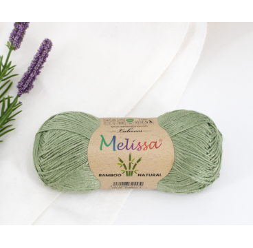 Lana Bamboo Bambú 100% natural VERDE -5