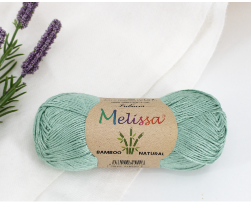 Lana Bamboo Bambú 100% natural VERDE -6