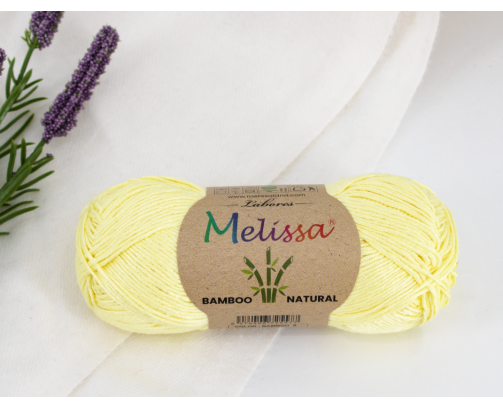 Lana Bamboo Bambú 100% natural Amarillo -9