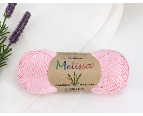 Lana Bamboo Bambú 100% natural Rosa -10
