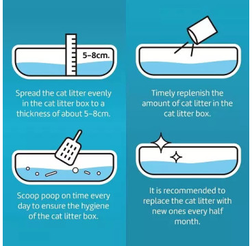 Arena Aglomerante para Gatos Arena de Tofu para Gatos sin Polvo, 6L