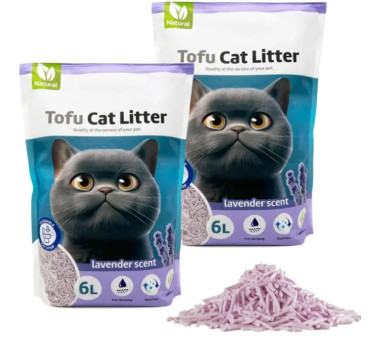 Arena Aglomerante para Gatos Arena de Tofu para Gatos 6L