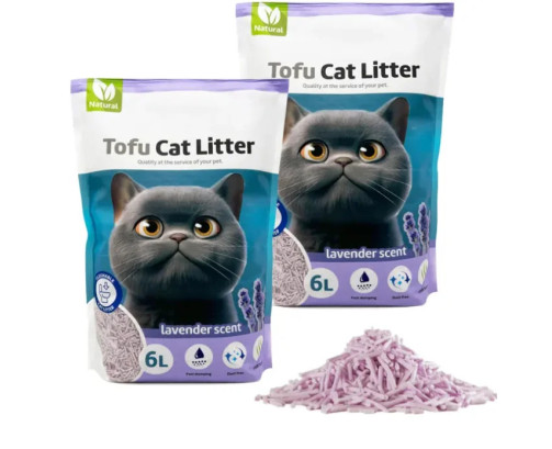 Arena Aglomerante para Gatos Arena de Tofu para Gatos 6L