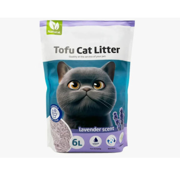 Arena Aglomerante para Gatos Arena de Tofu para Gatos 6L