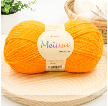 Lana Mediana Naranja -2