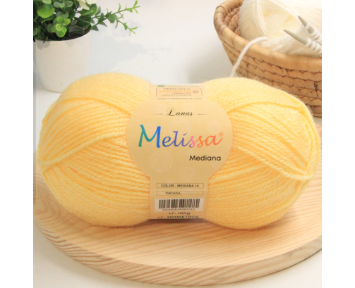 Lana Mediana acrílico-Amarillo-14
