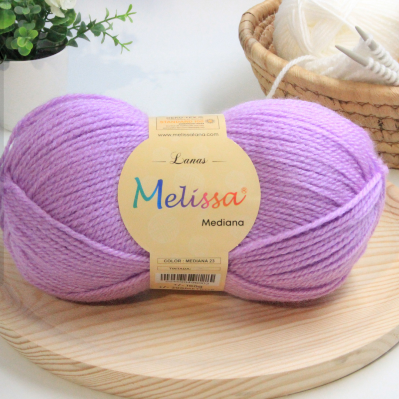 Lana Mediana acrílico VIOLETA-23