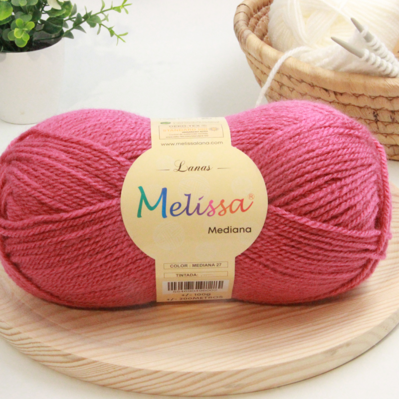Lana acrílico Mediana Fuchsia 27