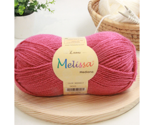 Lana acrílico Mediana Fuchsia 27