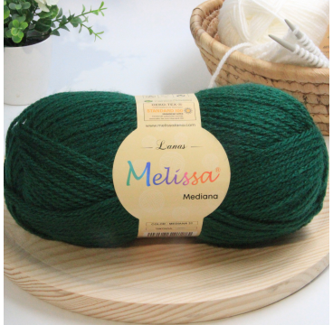 Lana Mediana Verde Bosque -31