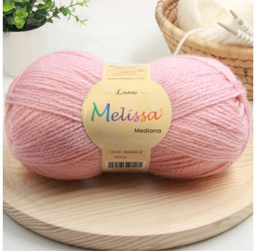 Lana Mediana Rosa Pastel -49