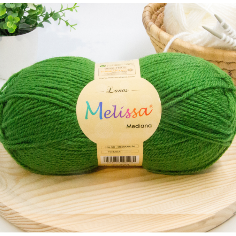 Lana Mediana Verde Navidad 54
