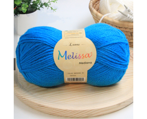Lana Mediana Azul Intenso- 56