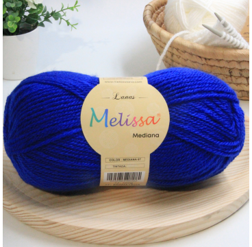 Lana Mediana Azul -67