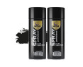 SPSIL Pintura Spray 400ml,Color ( Blanco)( Negro) Spray Acrílico para Metal / Madera / Plástico