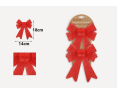 Lazo de navidad pack 2 uds ROJO