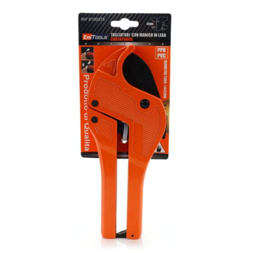 Industrial Cizallas para tubos de plástico de hasta 42 mm, con cuchilla de acero y mango de seguridad